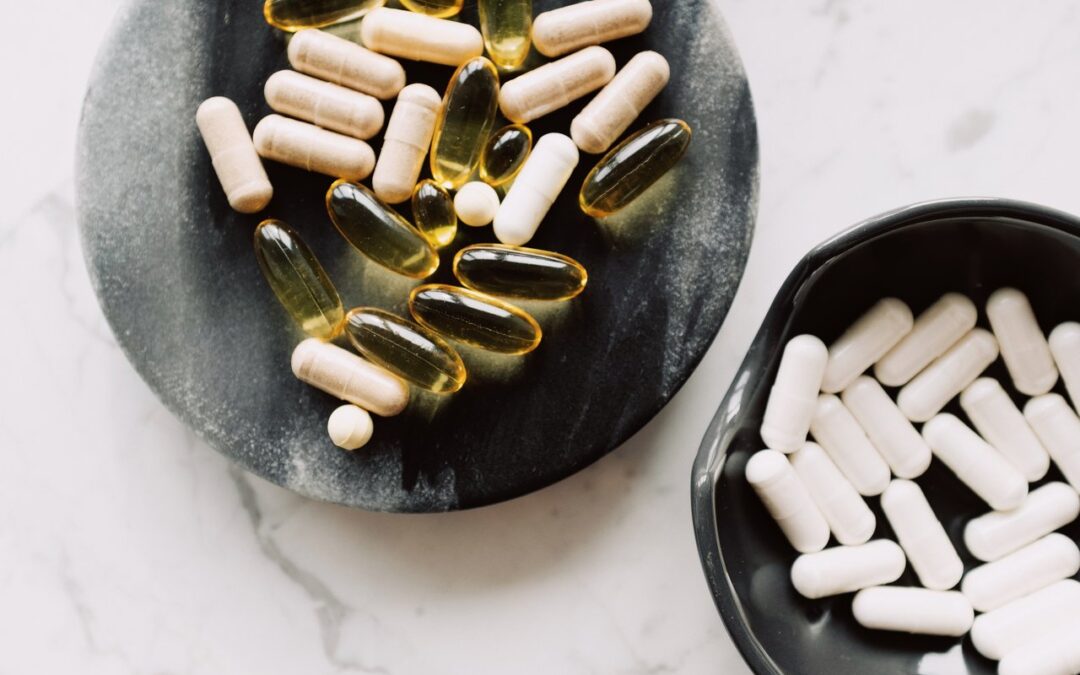 Supplements in a dish